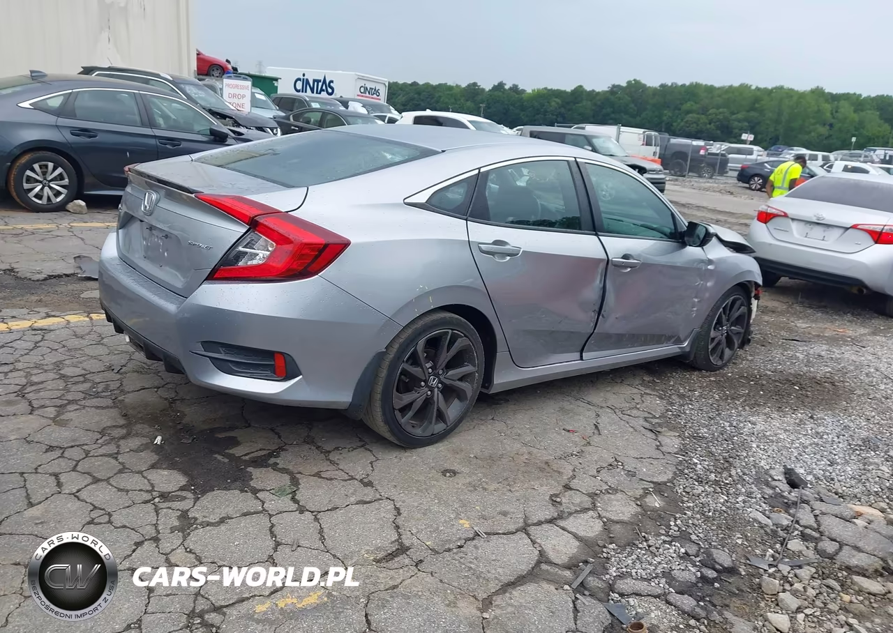 2020 Honda Civic Sport VIN:19XFC2F86LE007363 - 4