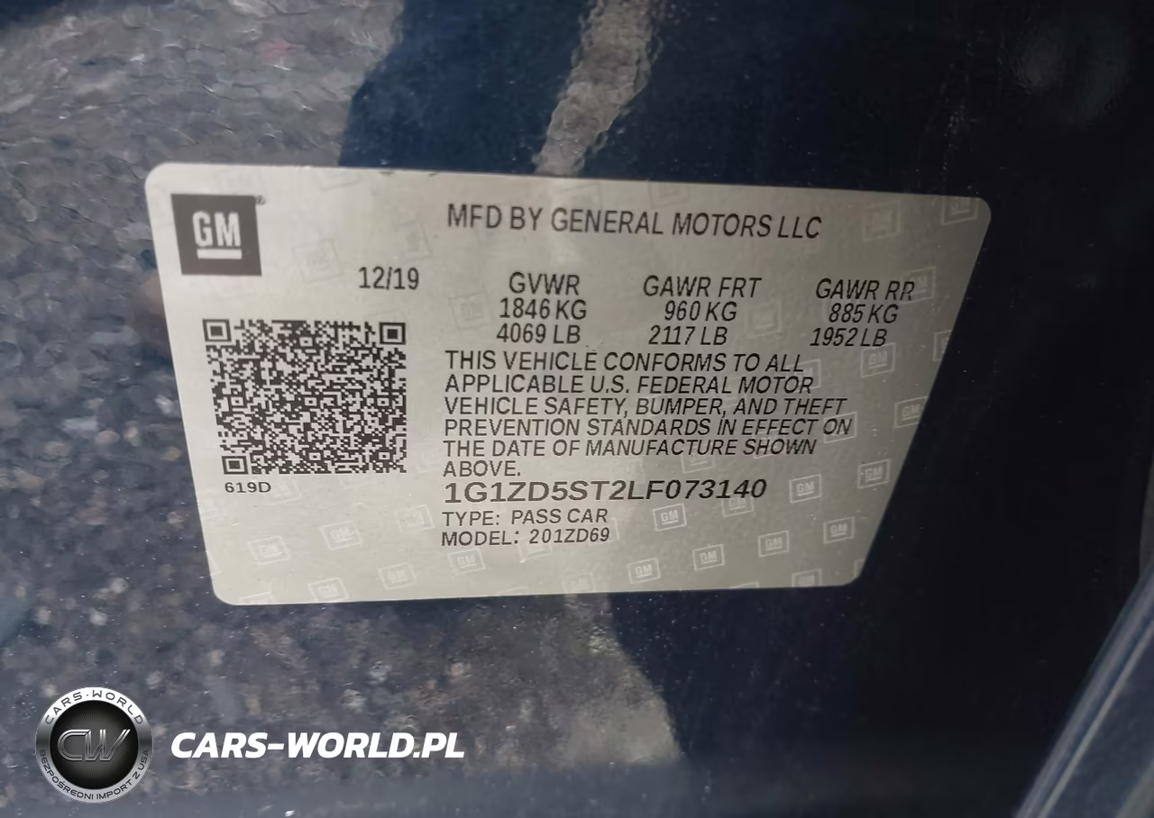 2020 Chevrolet Malibu Fwd Lt VIN:1G1ZD5ST2LF073140 - 9