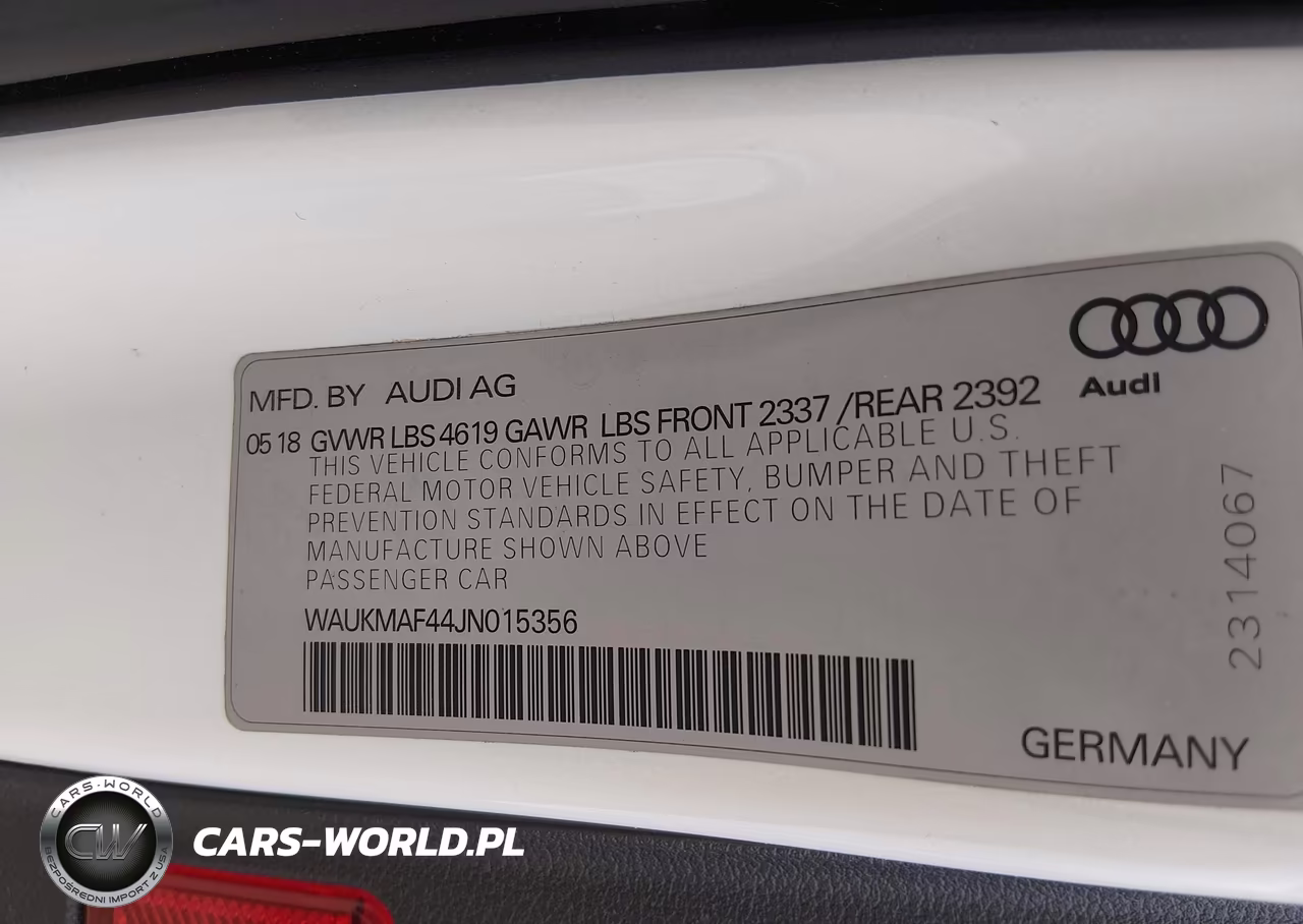 2018 Audi A4 2.0T Tech Ultra Premium-2.0T Ultra Premium VIN:WAUKMAF44JN015356 - 9