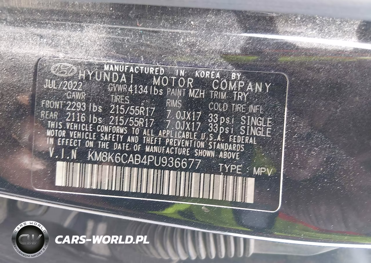 2023 Hyundai Kona Sel VIN:KM8K6CAB4PU936677 - 9