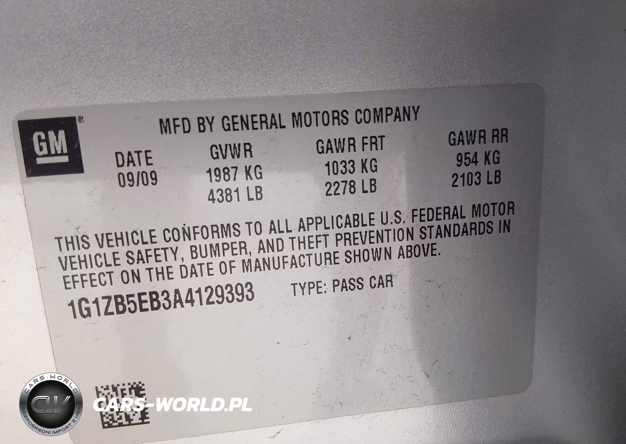 2010 Chevrolet Malibu Ls VIN:1G1ZB5EB3A4129393 - 9