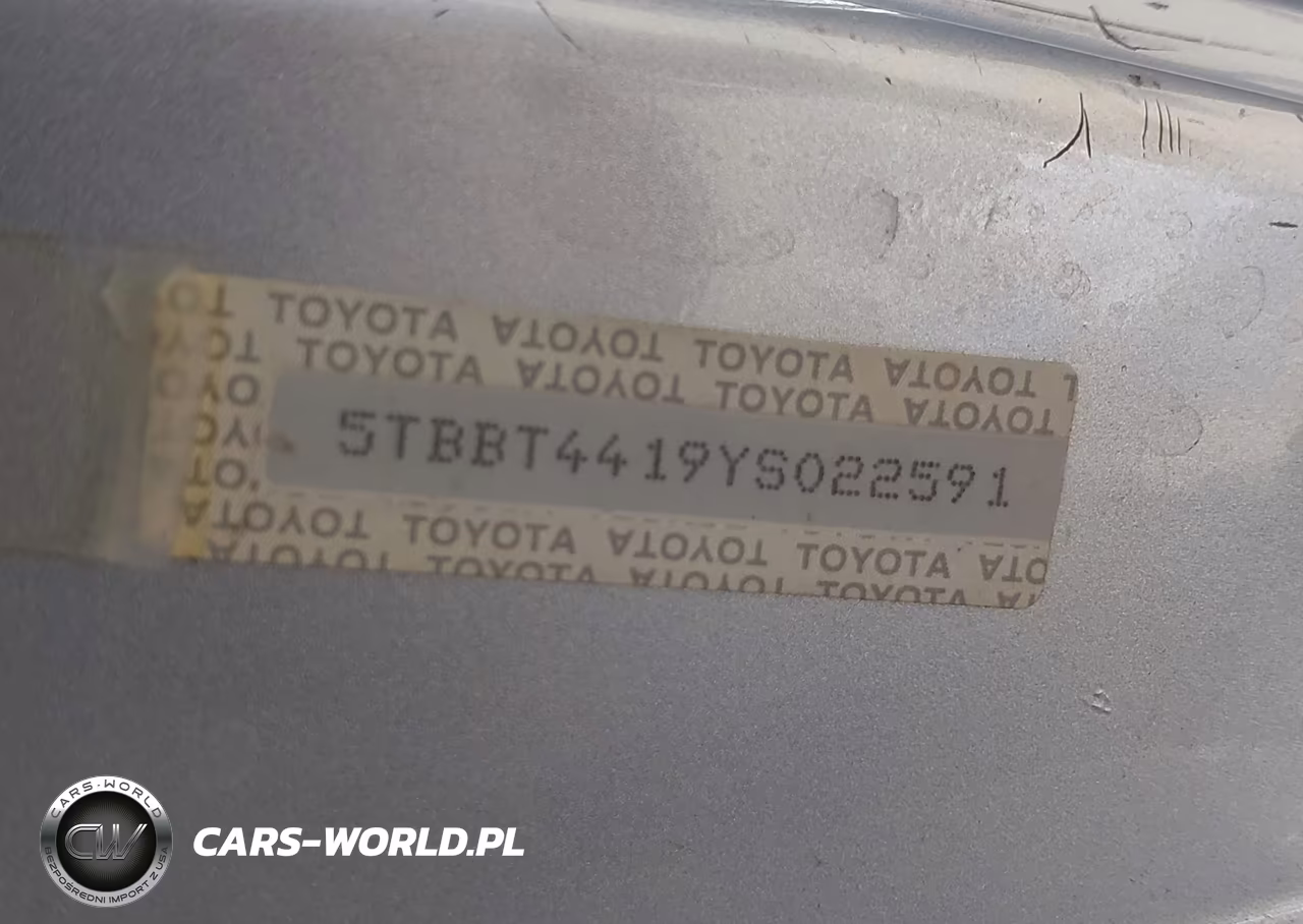 2000 Toyota Tundra Sr5 V8 VIN:5TBBT4419YS022591 - 9