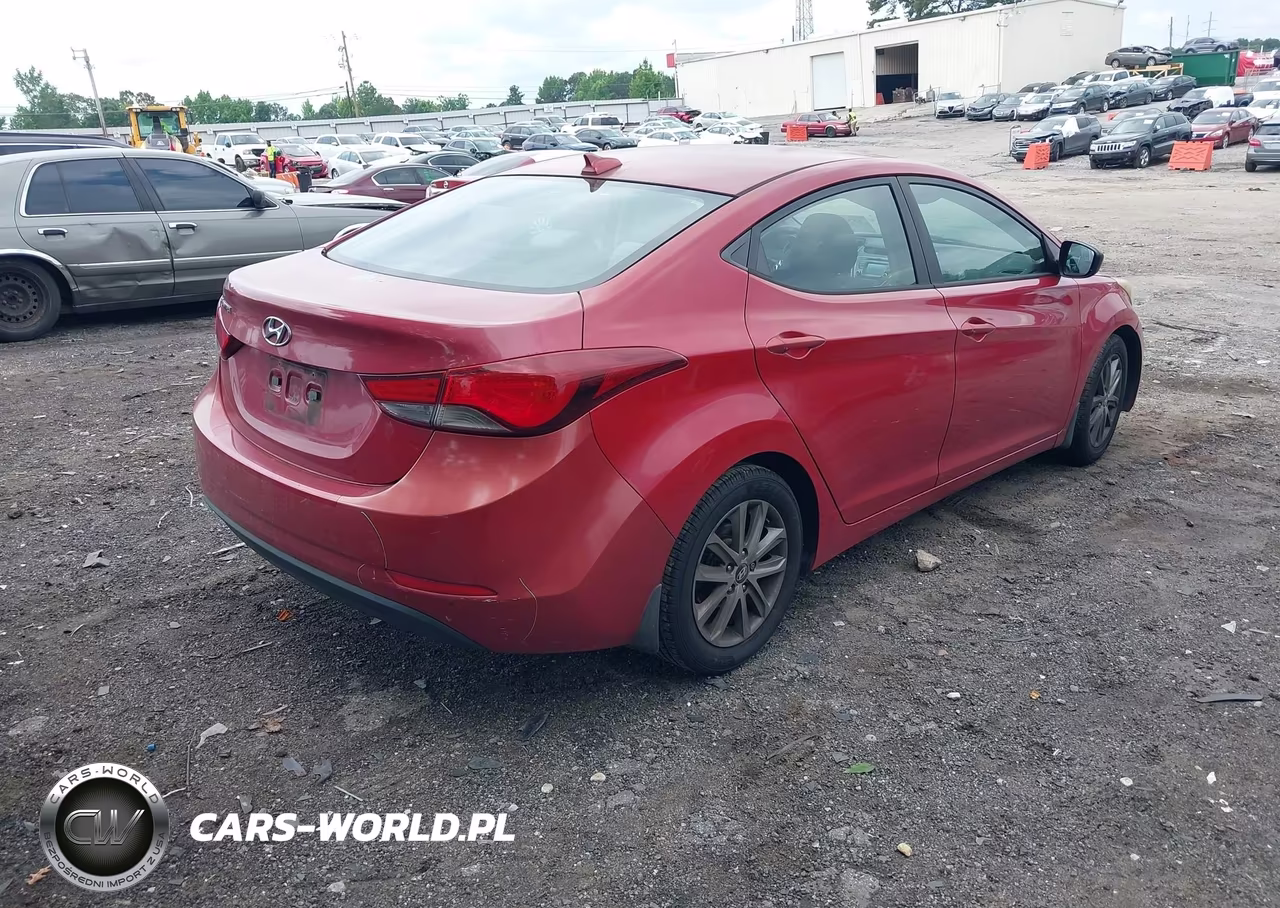 2016 Hyundai Elantra Se VIN:KMHDH4AEXGU531586 - 4