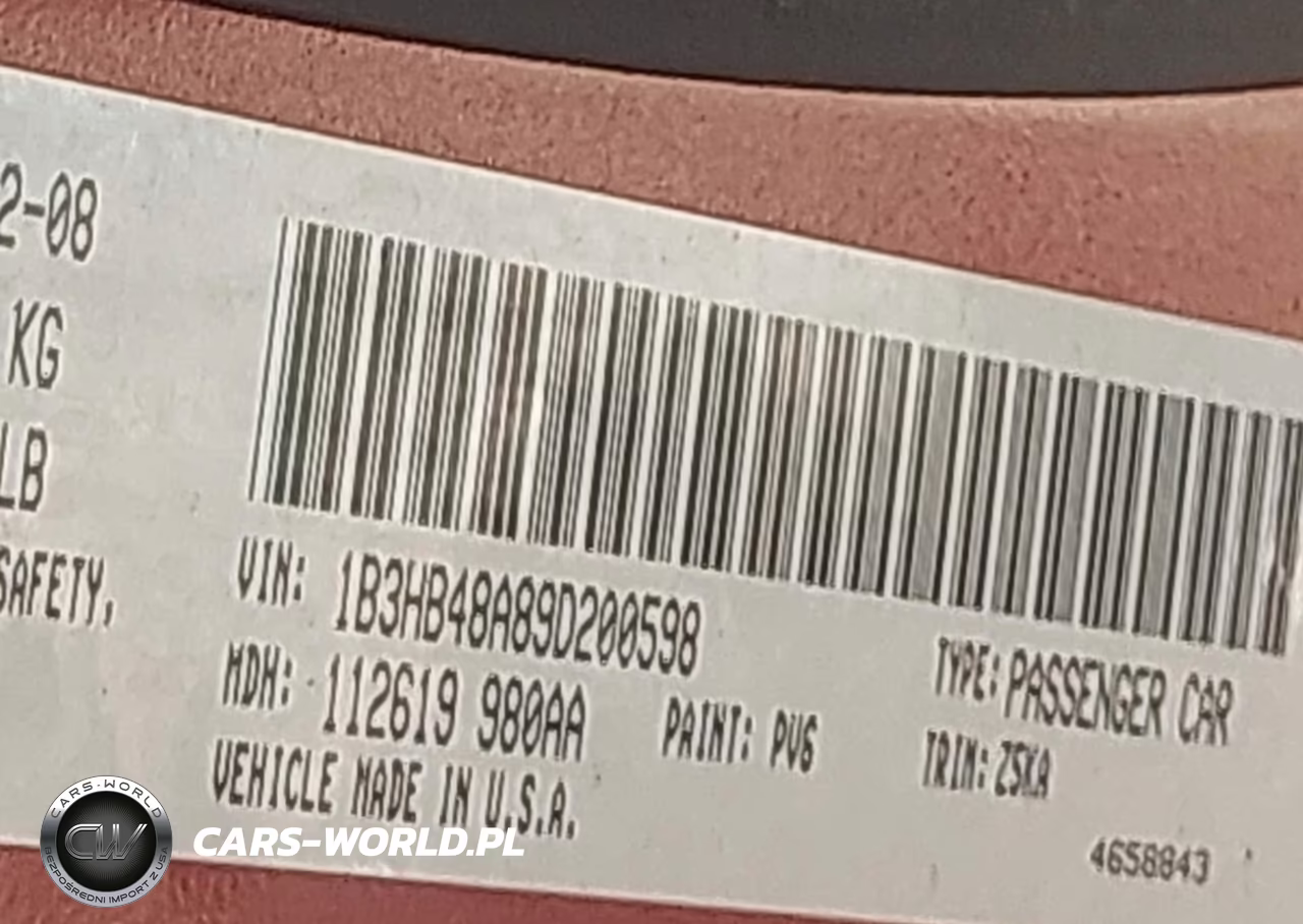 2009 Dodge Caliber Sxt VIN:1B3HB48A89D200598 - 9
