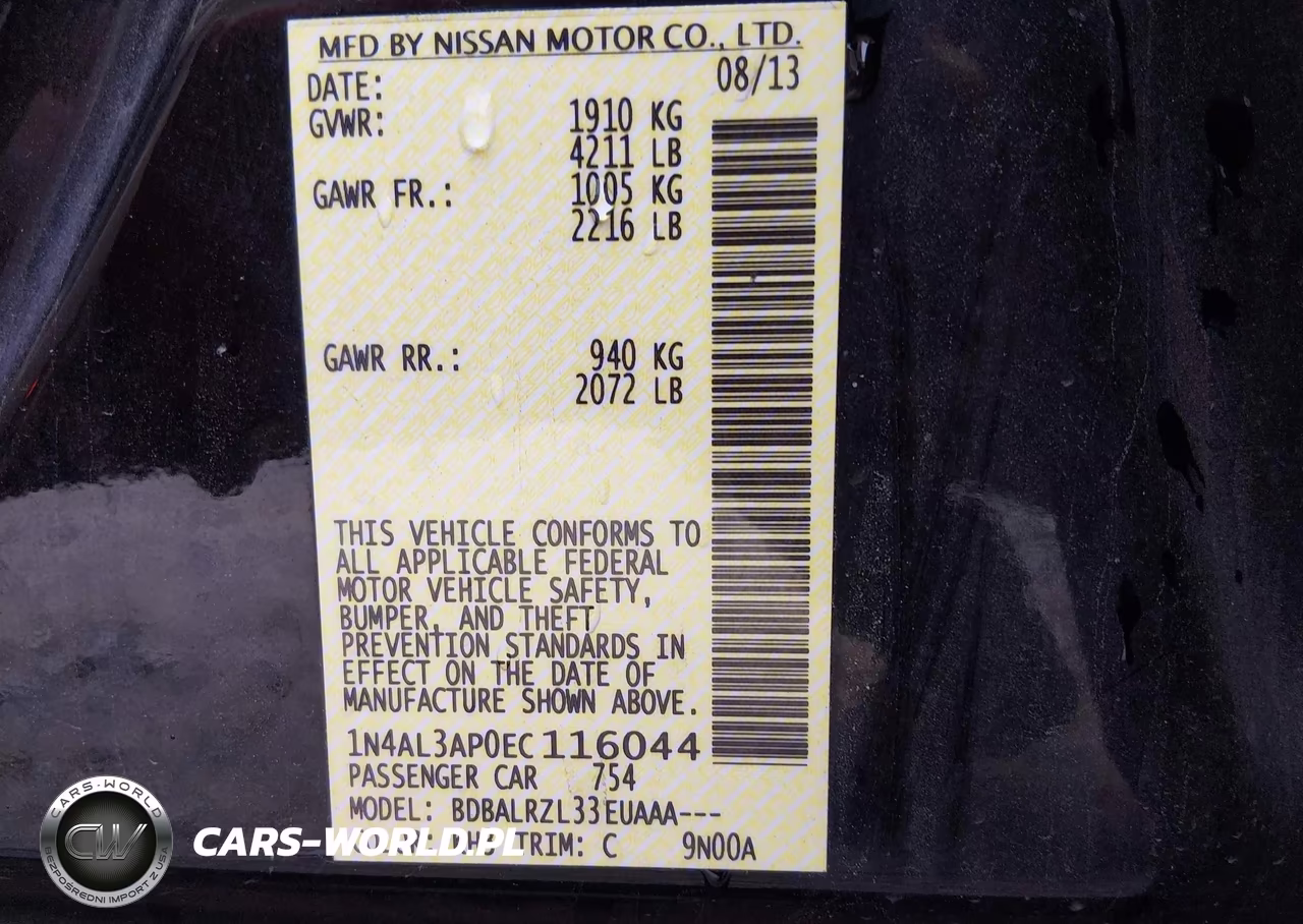 2014 Nissan Altima 2.5 S VIN:1N4AL3AP0EC116044 - 9