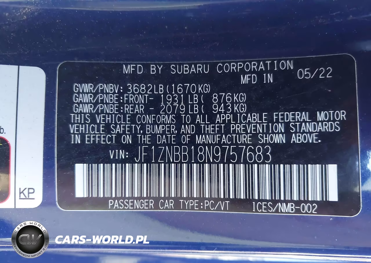 2022 Toyota Gr86 VIN:JF1ZNBB18N9757683 - 9