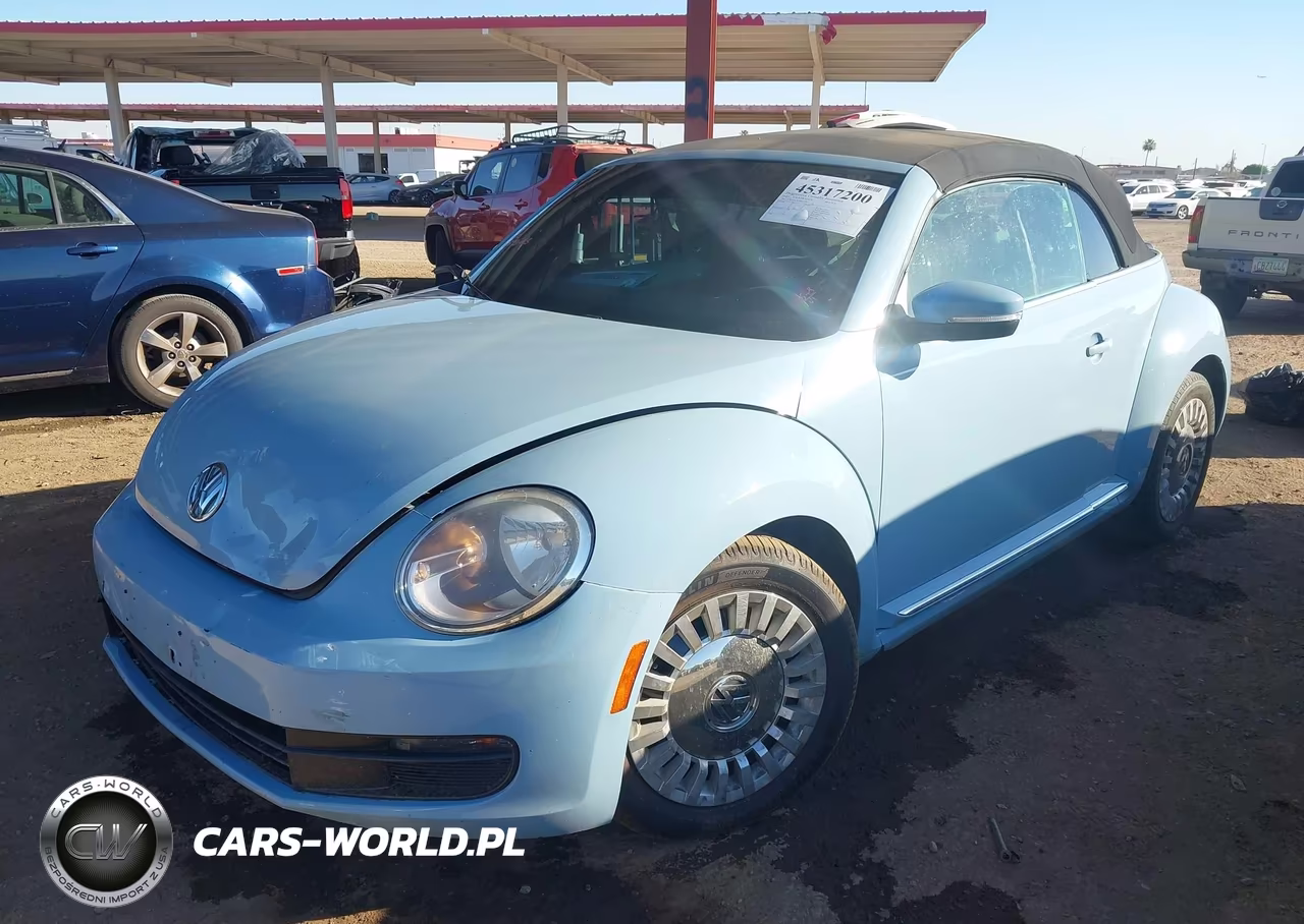 2013 Volkswagen Beetle 2.5L VIN:3VW5P7AT8DM812536 - 2