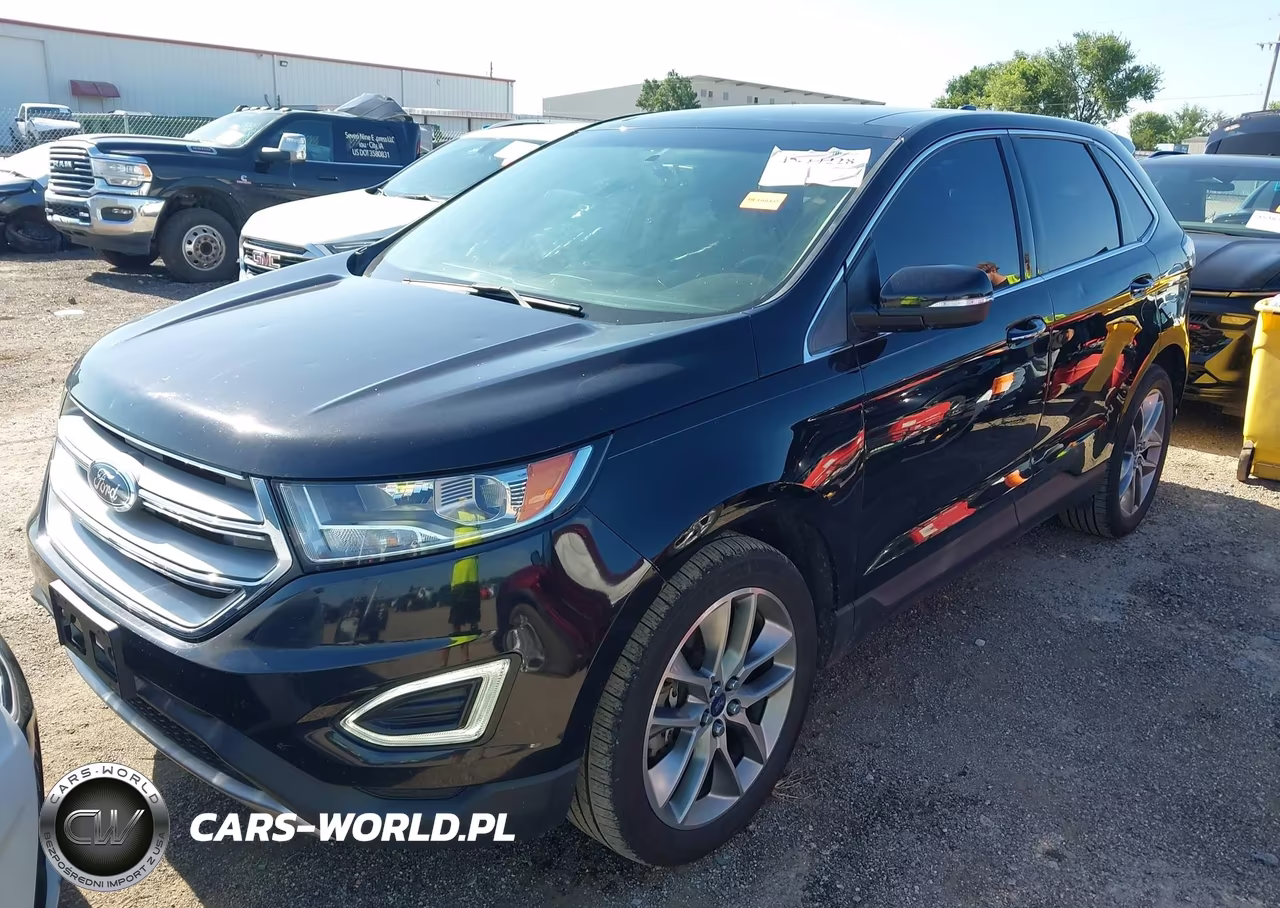 2017 Ford Edge Titanium VIN:2FMPK4K81HBB72322 - 2