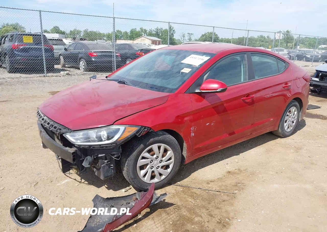 2017 Hyundai Elantra Se VIN:5NPD74LFXHH210866 - 2
