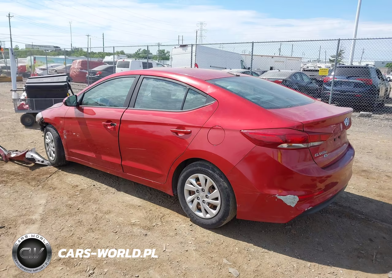 2017 Hyundai Elantra Se VIN:5NPD74LFXHH210866 - 3
