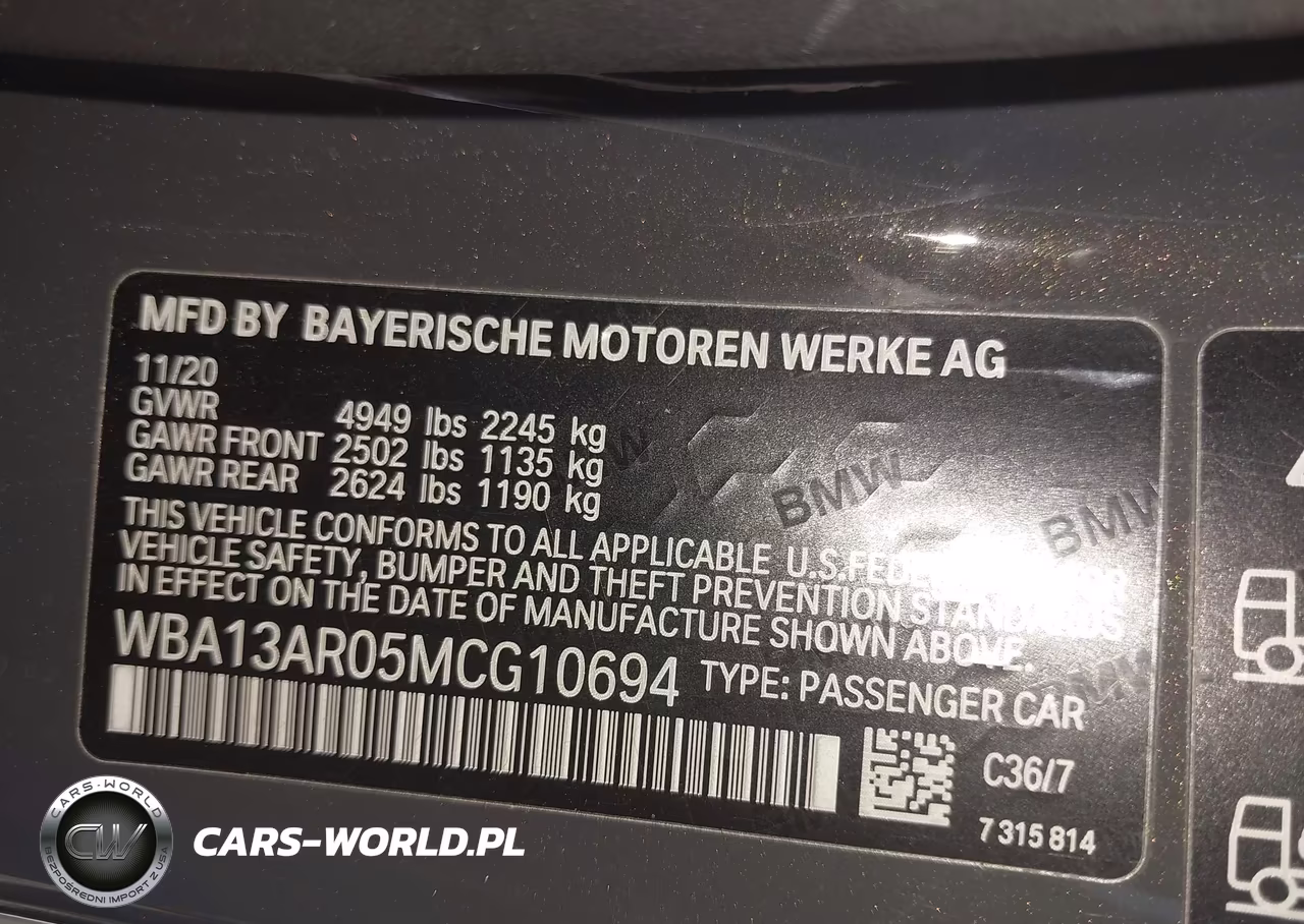 2021 BMW M440I xDrive VIN:WBA13AR05MCG10694 - 9