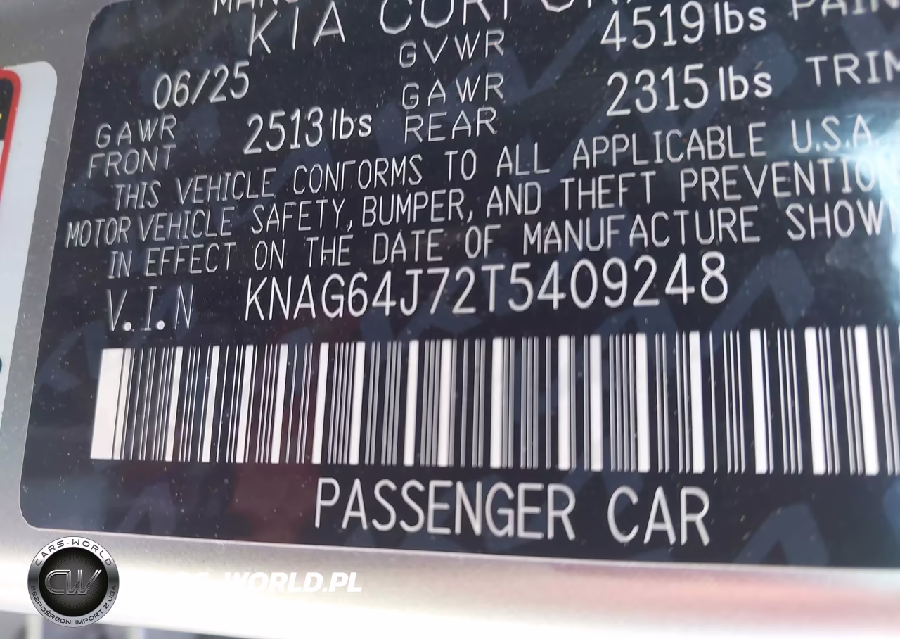 2026 Kia K5 Gt-Line Awd VIN:KNAG64J72T5409248 - 9