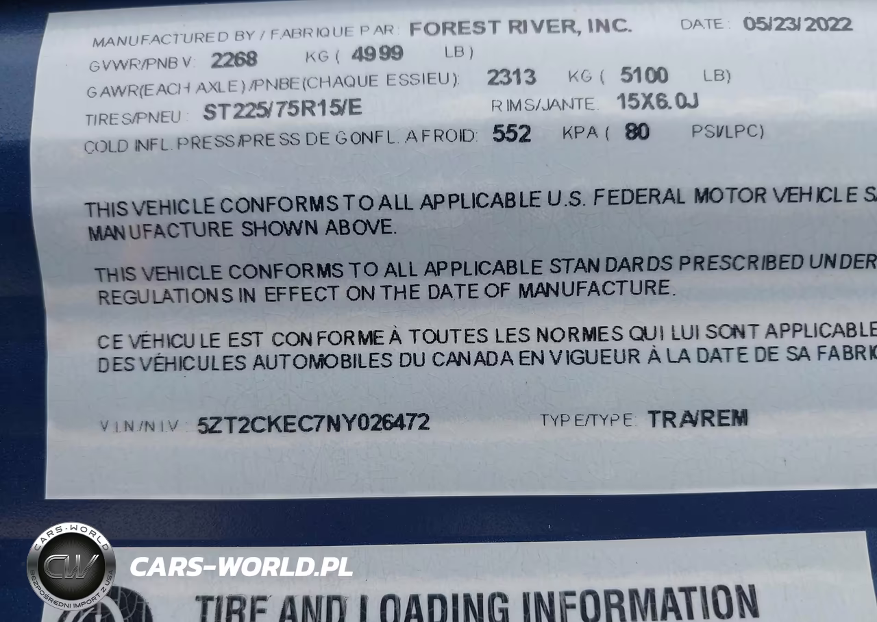 2022 Cherokee Other VIN:5ZT2CKEC7NY026472 - 9