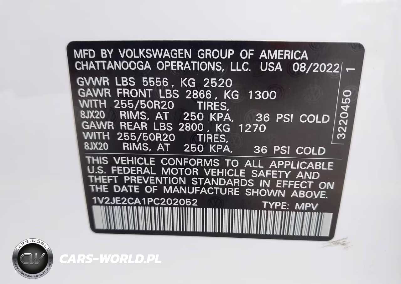 2023 Volkswagen Atlas Cross Sport 3.6L V6 Se W-Technology VIN:1V2JE2CA1PC202052 - 9