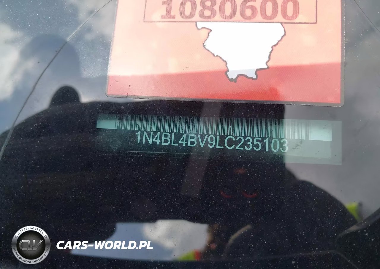 2020 Nissan Altima S Fwd VIN:1N4BL4BV9LC235103 - 9