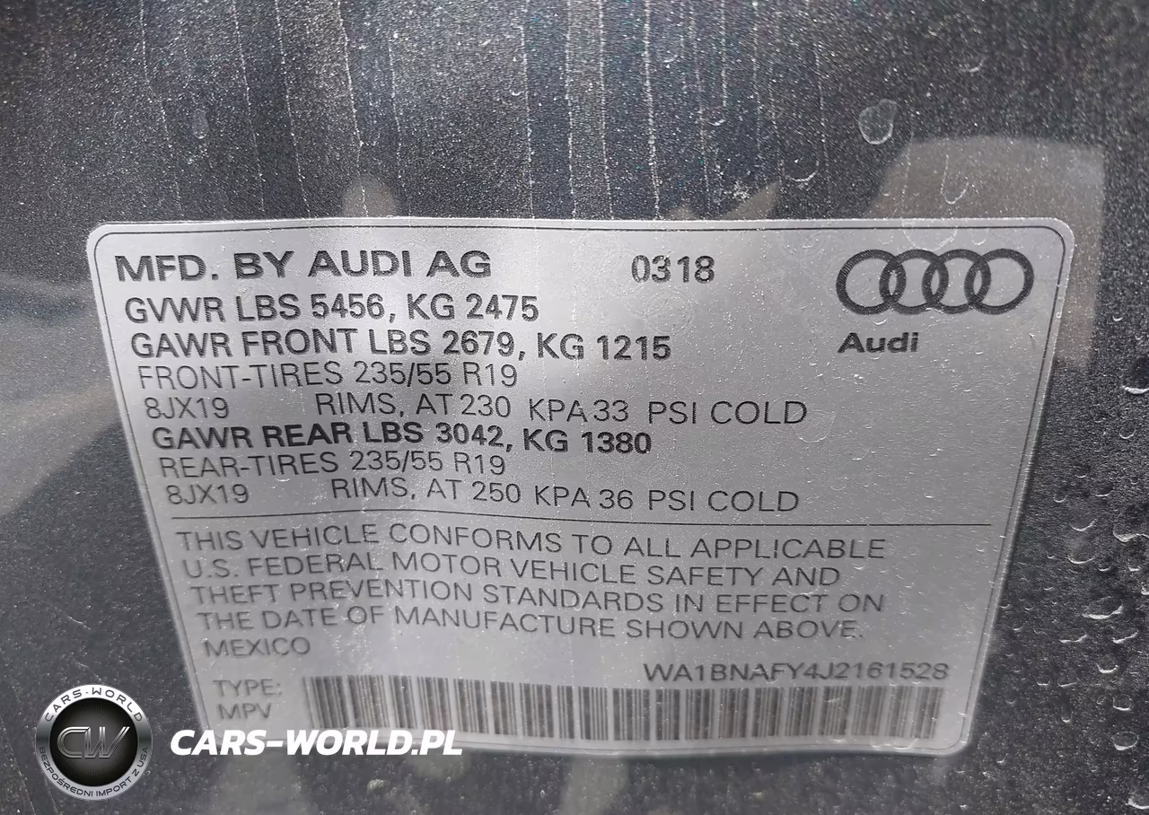 2018 Audi Q5 2.0T Premium VIN:WA1BNAFY4J2161528 - 9