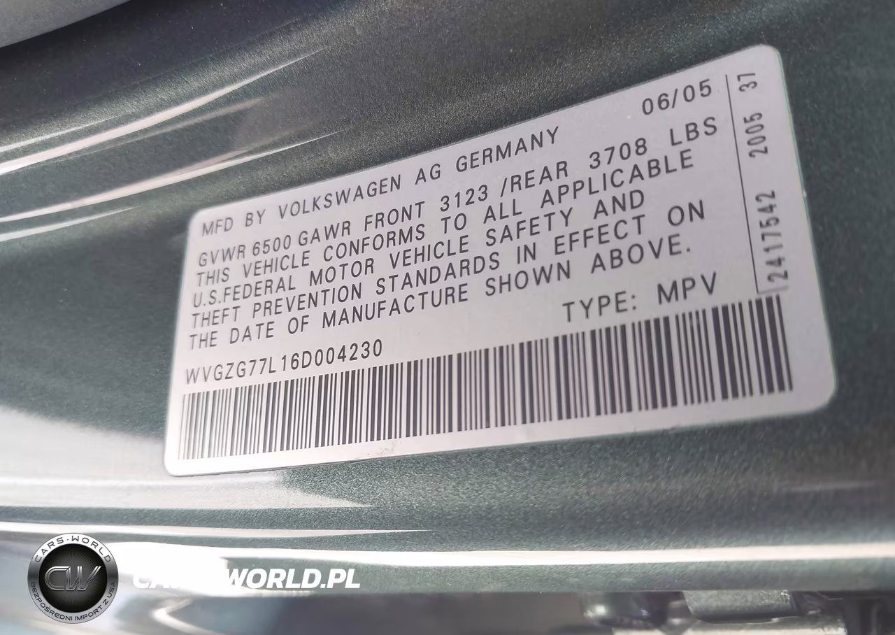 2006 Volkswagen Touareg V6 VIN:WVGZG77L16D004230 - 9