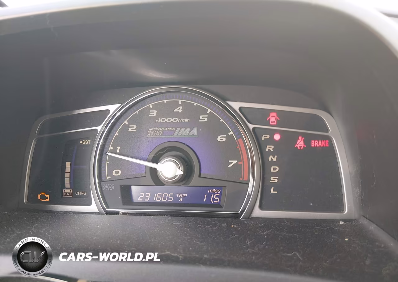 2009 Honda Civic Hybrid VIN:JHMFA36209S013607 - 7