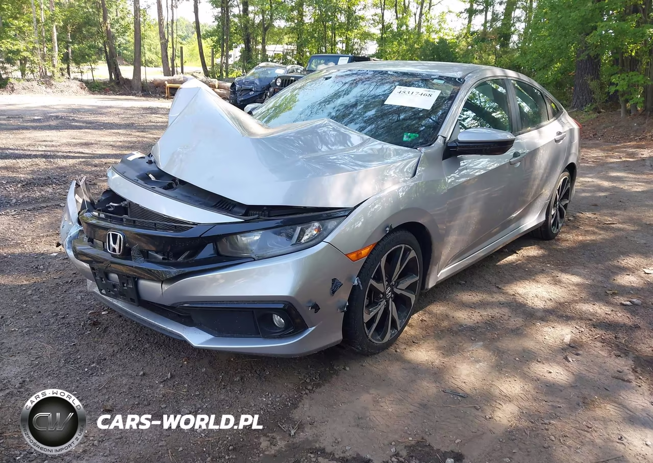 2019 Honda Civic Sport VIN:2HGFC2F88KH600758 - 2