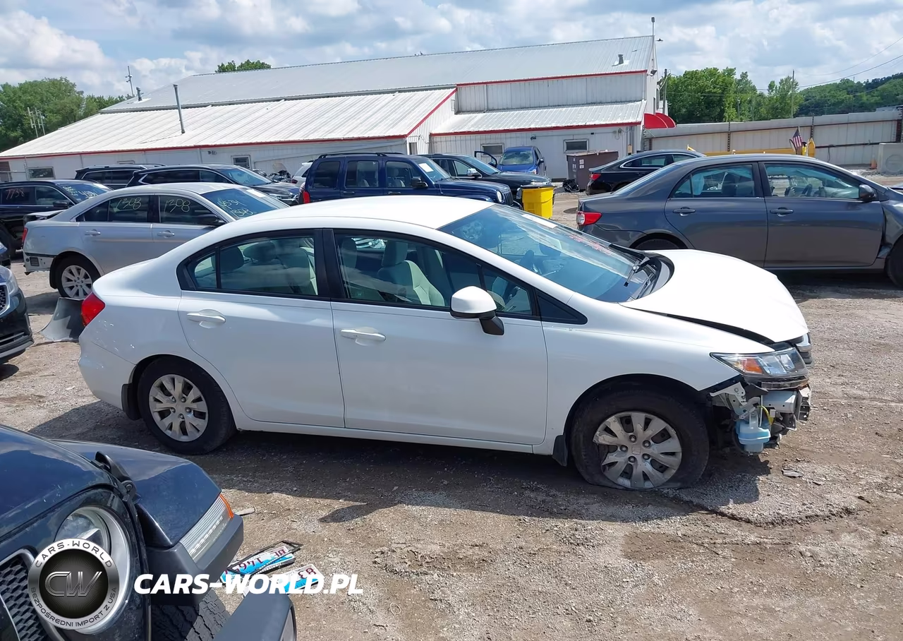 2012 Honda Civic Lx VIN:19XFB2F57CE003038 - 14
