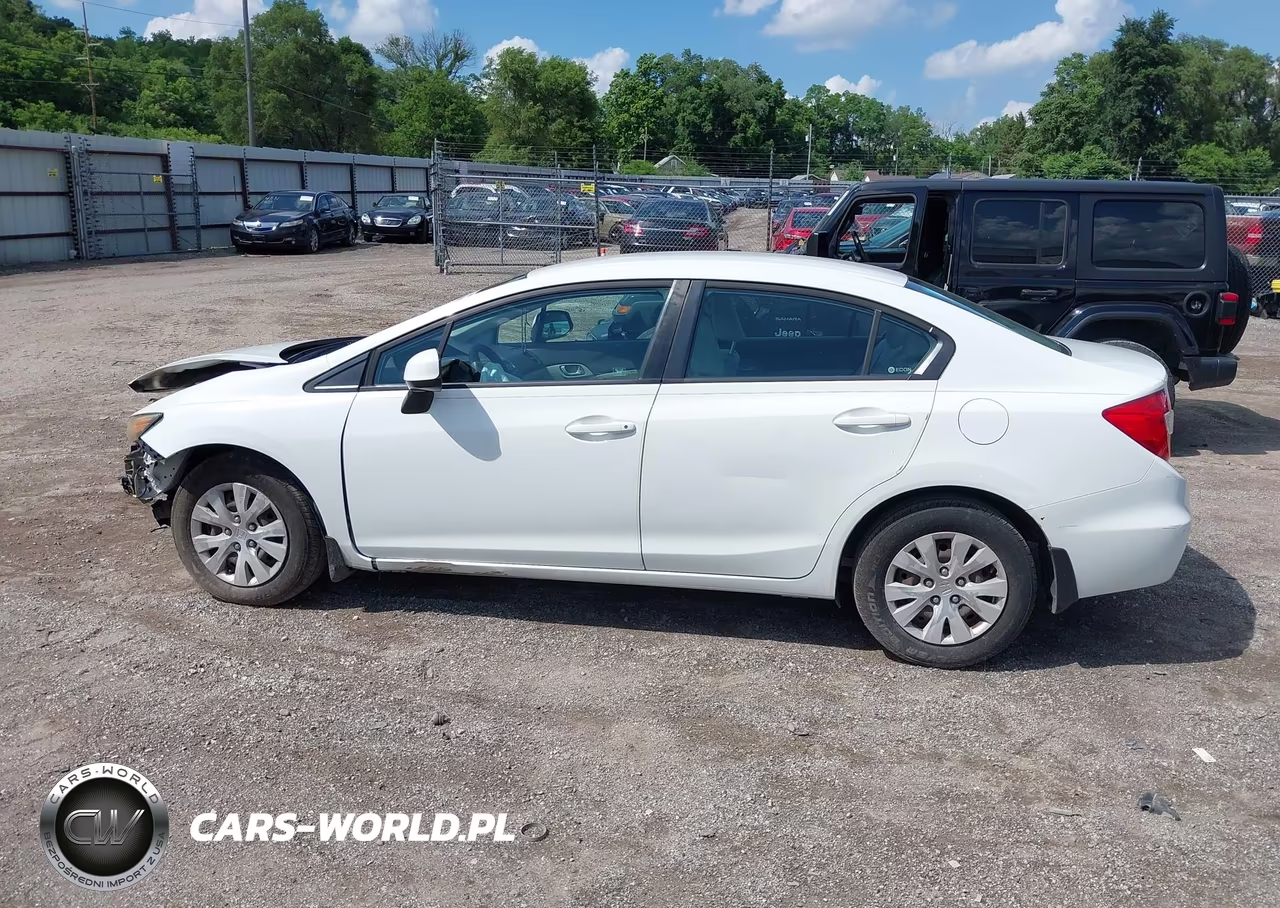2012 Honda Civic Lx VIN:19XFB2F57CE003038 - 15