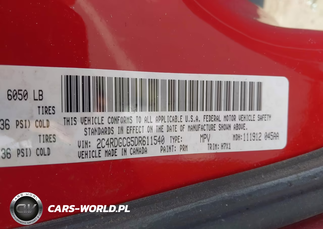 2013 Dodge Grand Caravan Sxt VIN:2C4RDGCG5DR611540 - 9