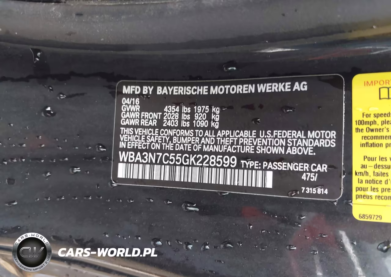 2016 BMW 428I VIN:WBA3N7C55GK228599 - 9