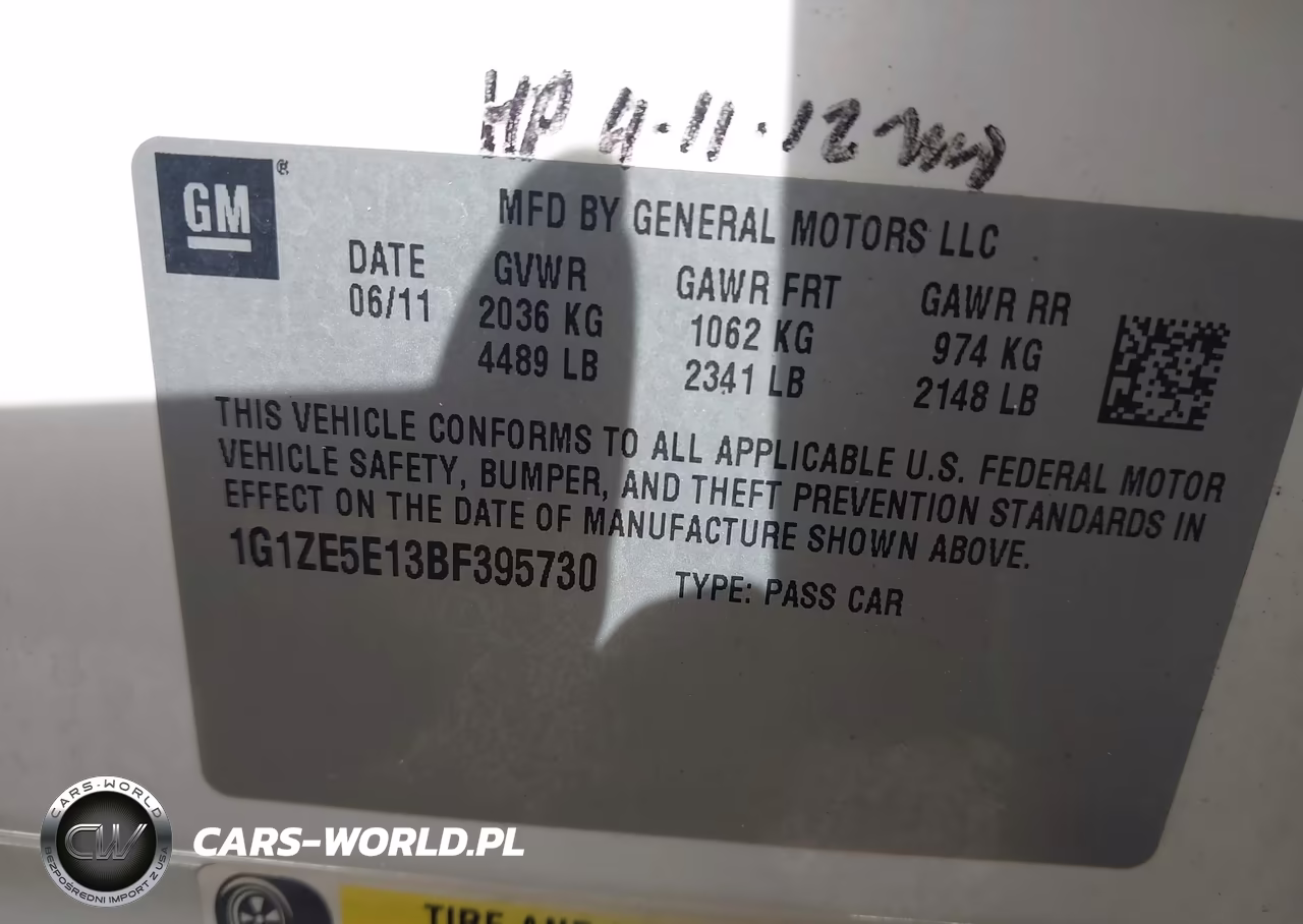 2011 Chevrolet Malibu Ltz VIN:1G1ZE5E13BF395730 - 9