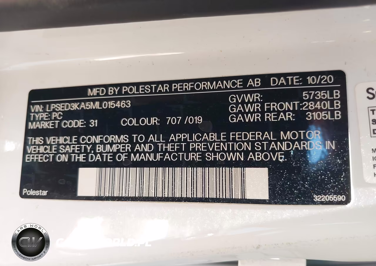 2021 Polestar 2 Launch Edition VIN:LPSED3KA5ML015463 - 9