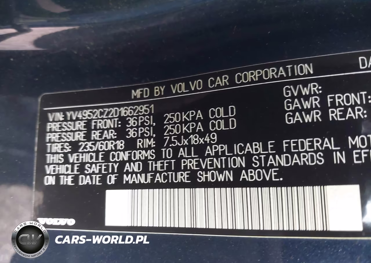 2013 Volvo Xc90 3.2-3.2 Platinum-3.2 Premier Plus VIN:YV4952CZ2D1662951 - 9