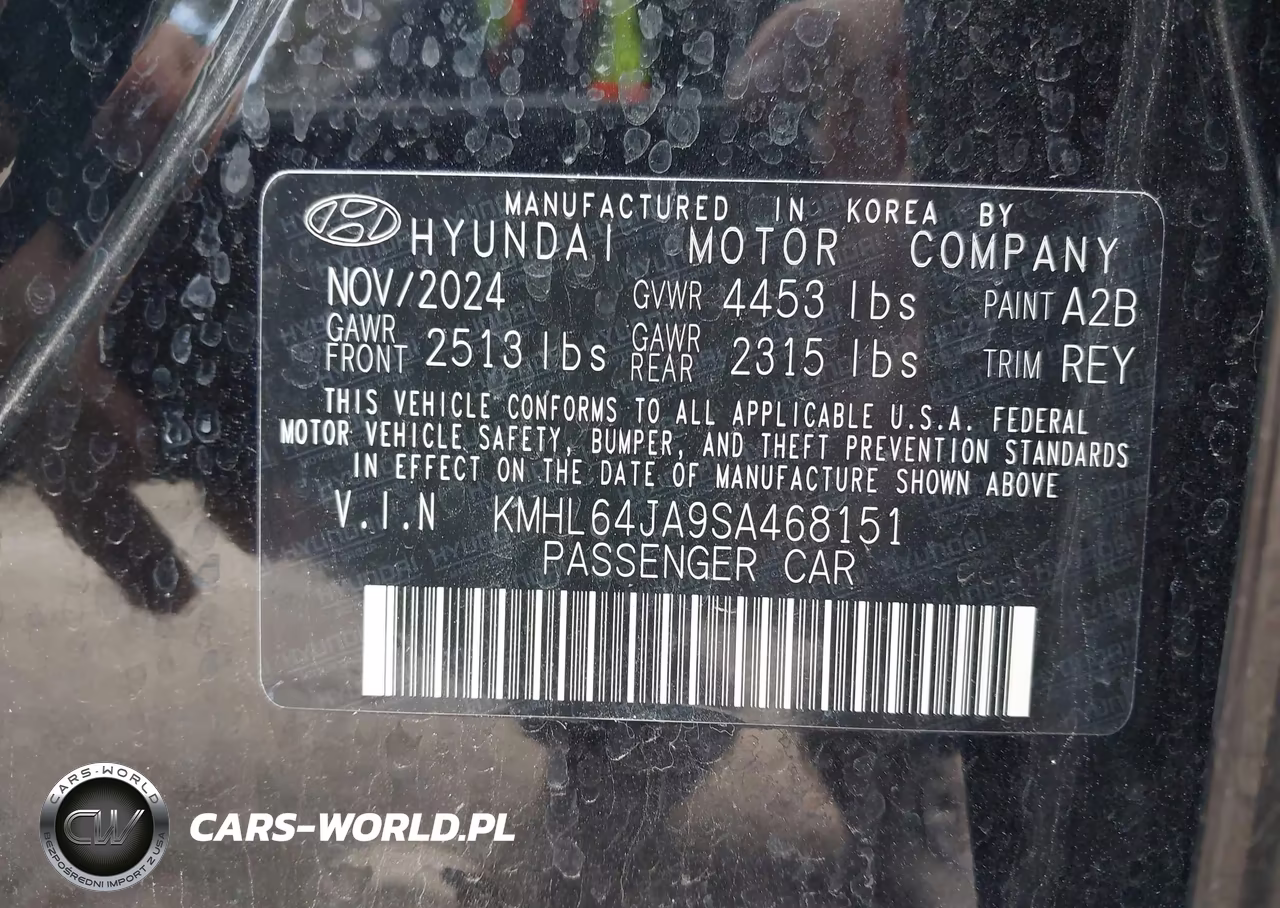 2025 Hyundai Sonata Sel VIN:KMHL64JA9SA468151 - 9