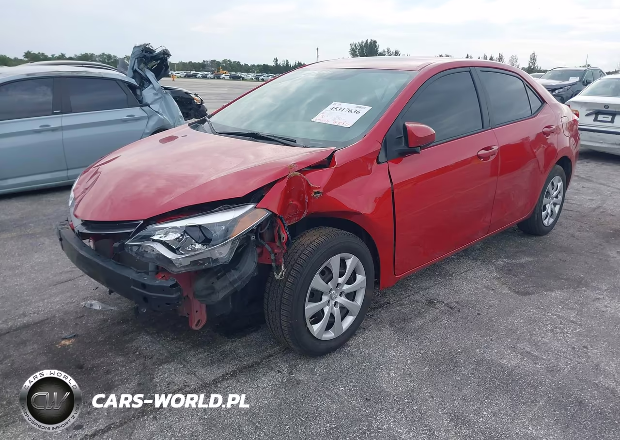 2015 Toyota Corolla Le VIN:2T1BURHE0FC349272 - 2
