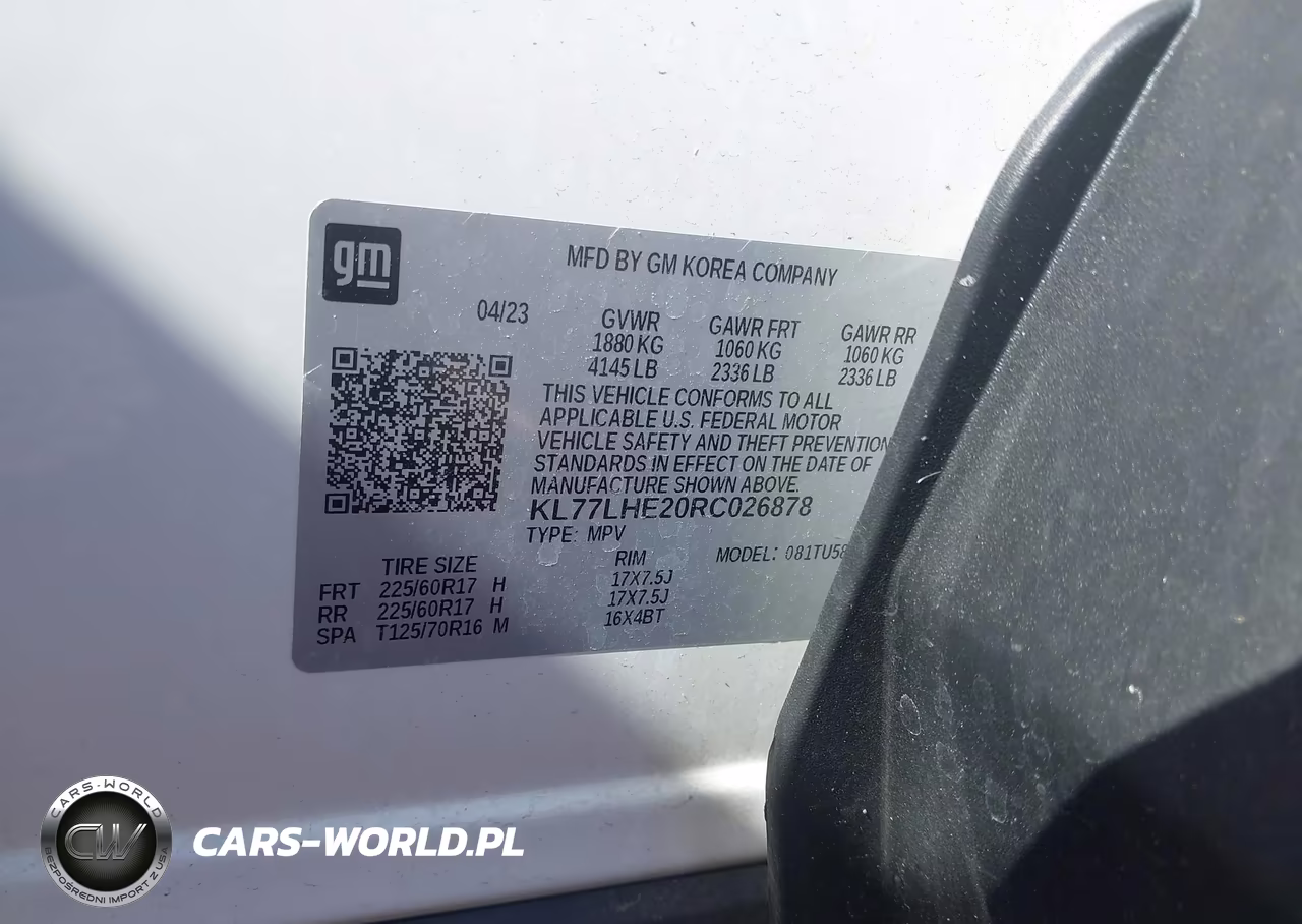 2024 Chevrolet Trax Fwd Lt VIN:KL77LHE20RC026878 - 9