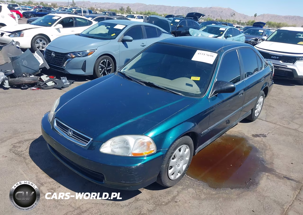 1998 Honda Civic Lx VIN:2HGEJ6674WH630393 - 2