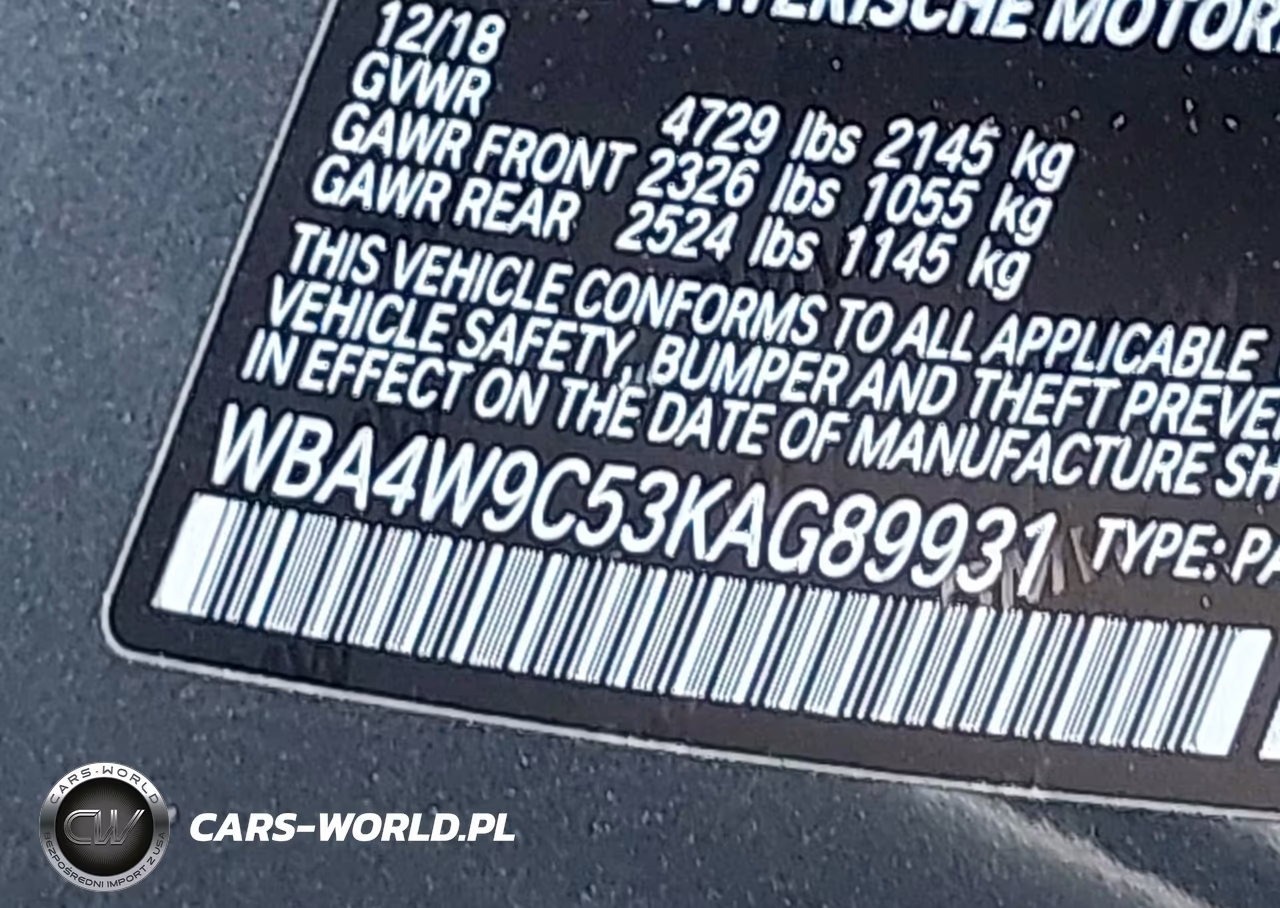 2019 BMW 440I xDrive VIN:WBA4W9C53KAG89931 - 9
