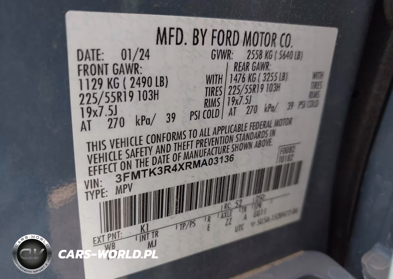 2024 Ford Mustang Mach-E Premium VIN:3FMTK3R4XRMA03136 - 9