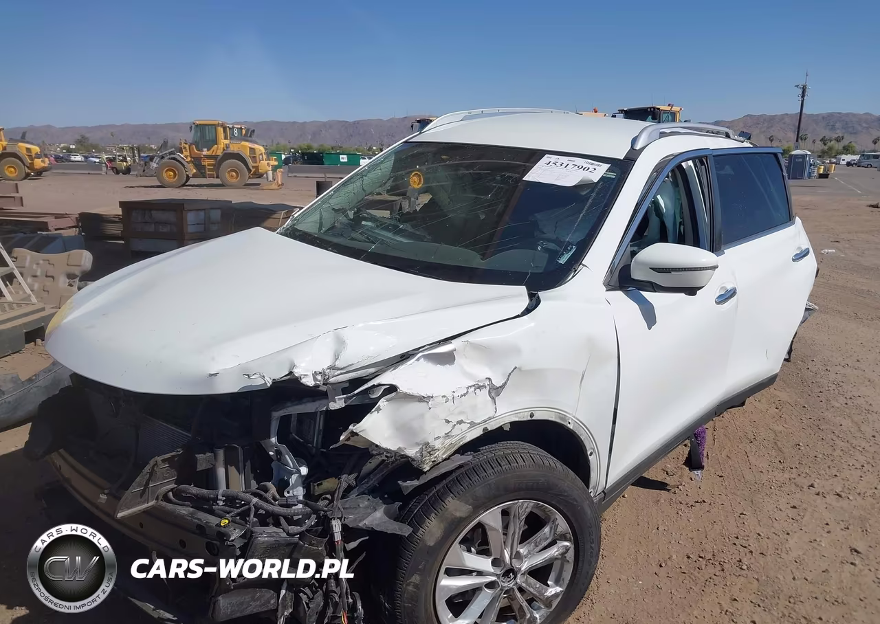 2016 Nissan Rogue Sv VIN:KNMAT2MT6GP623507 - 2