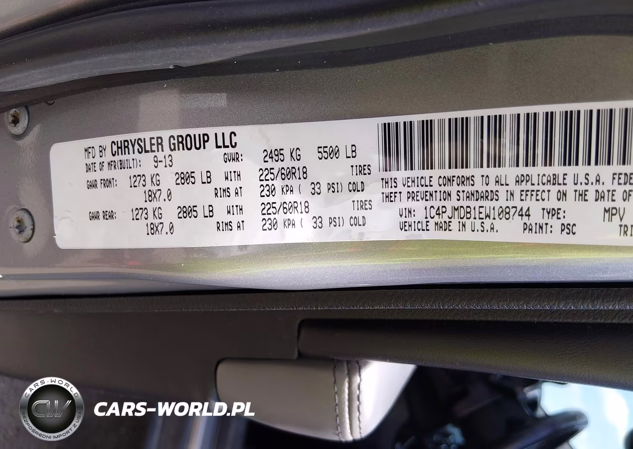 2014 Jeep Cherokee Limited VIN:1C4PJMDB1EW108744 - 9