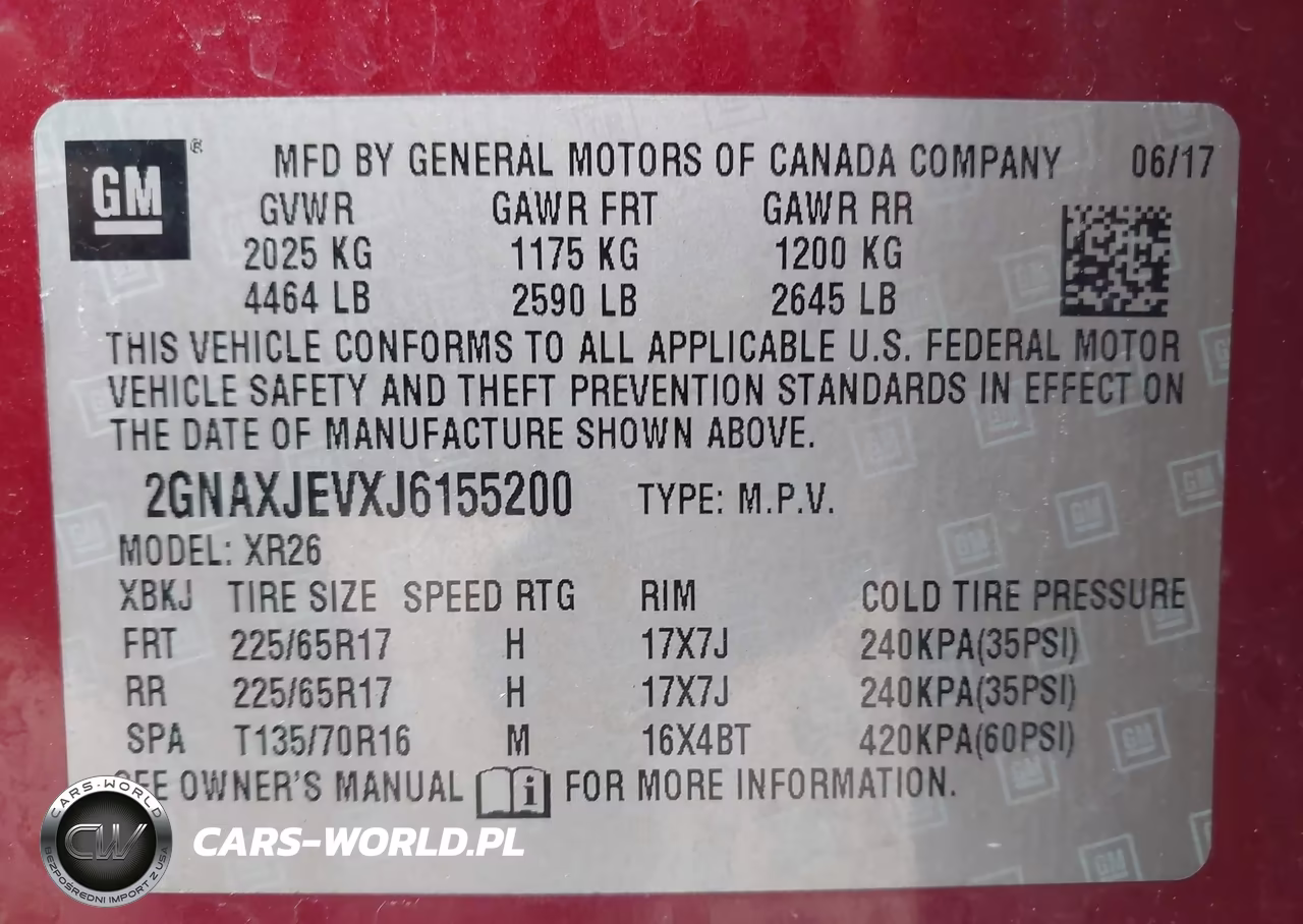 2018 Chevrolet Equinox Lt VIN:2GNAXJEVXJ6155200 - 9