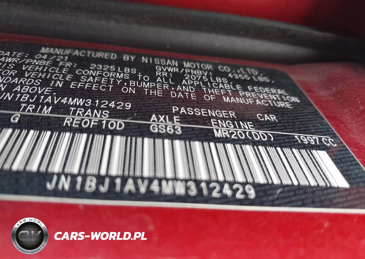 2021 Nissan Rogue Sport S Fwd Xtronic Cvt VIN:JN1BJ1AV4MW312429 - 9