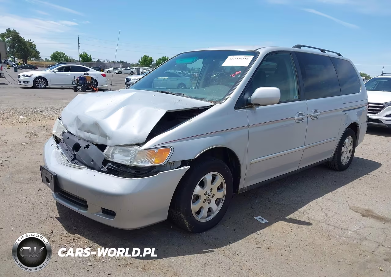 2002 Honda Odyssey Ex VIN:2HKRL18602H502283 - 2