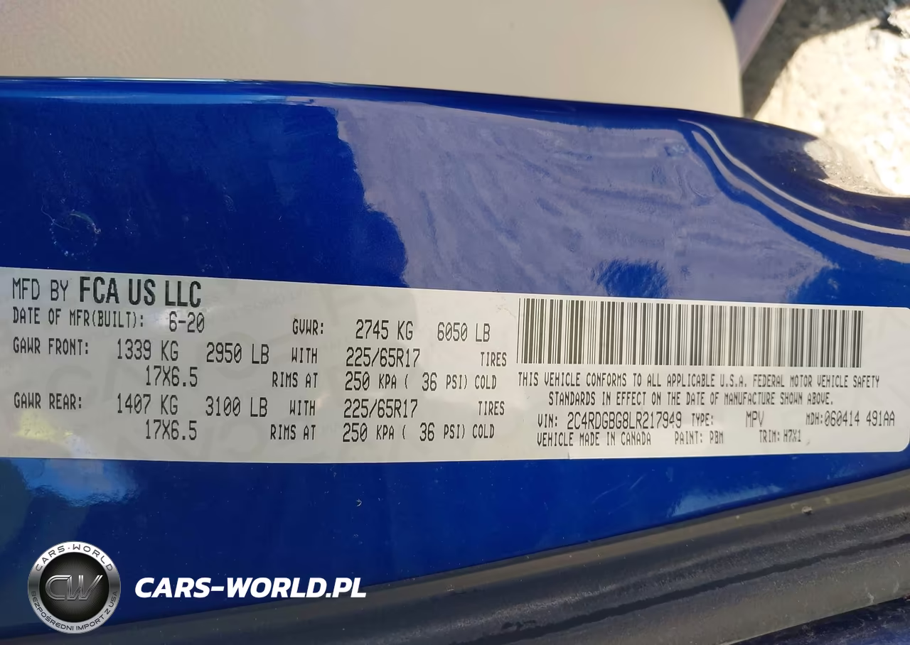 2020 Dodge Grand Caravan Se VIN:2C4RDGBG8LR217949 - 9