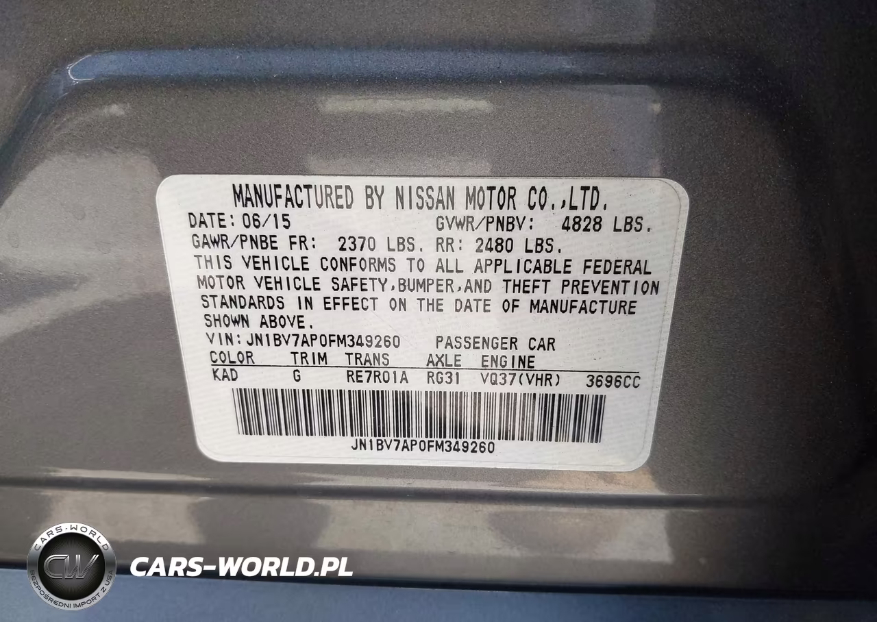 2015 Infiniti Q50 Premium VIN:JN1BV7AP0FM349260 - 9