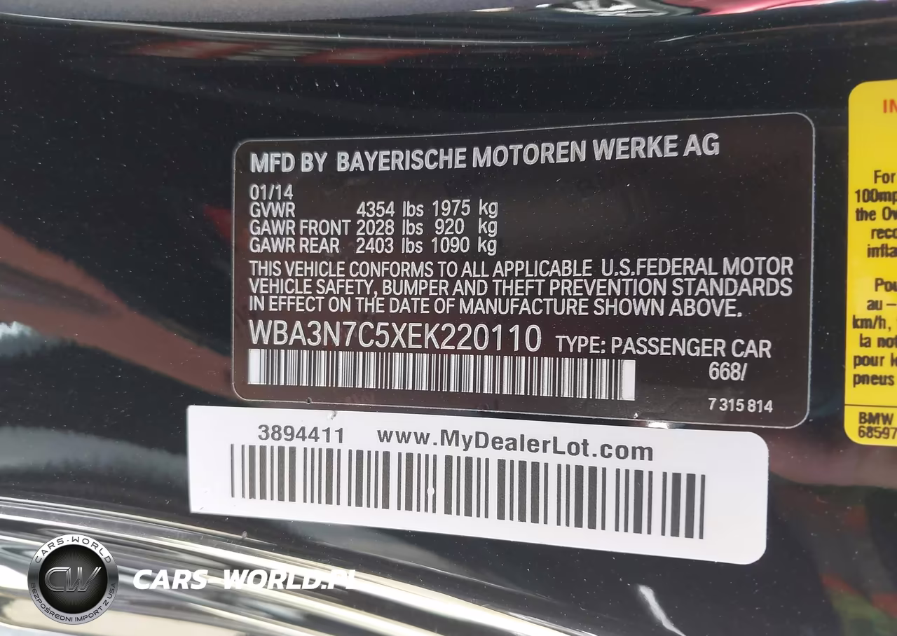 2014 BMW 428I VIN:WBA3N7C5XEK220110 - 9