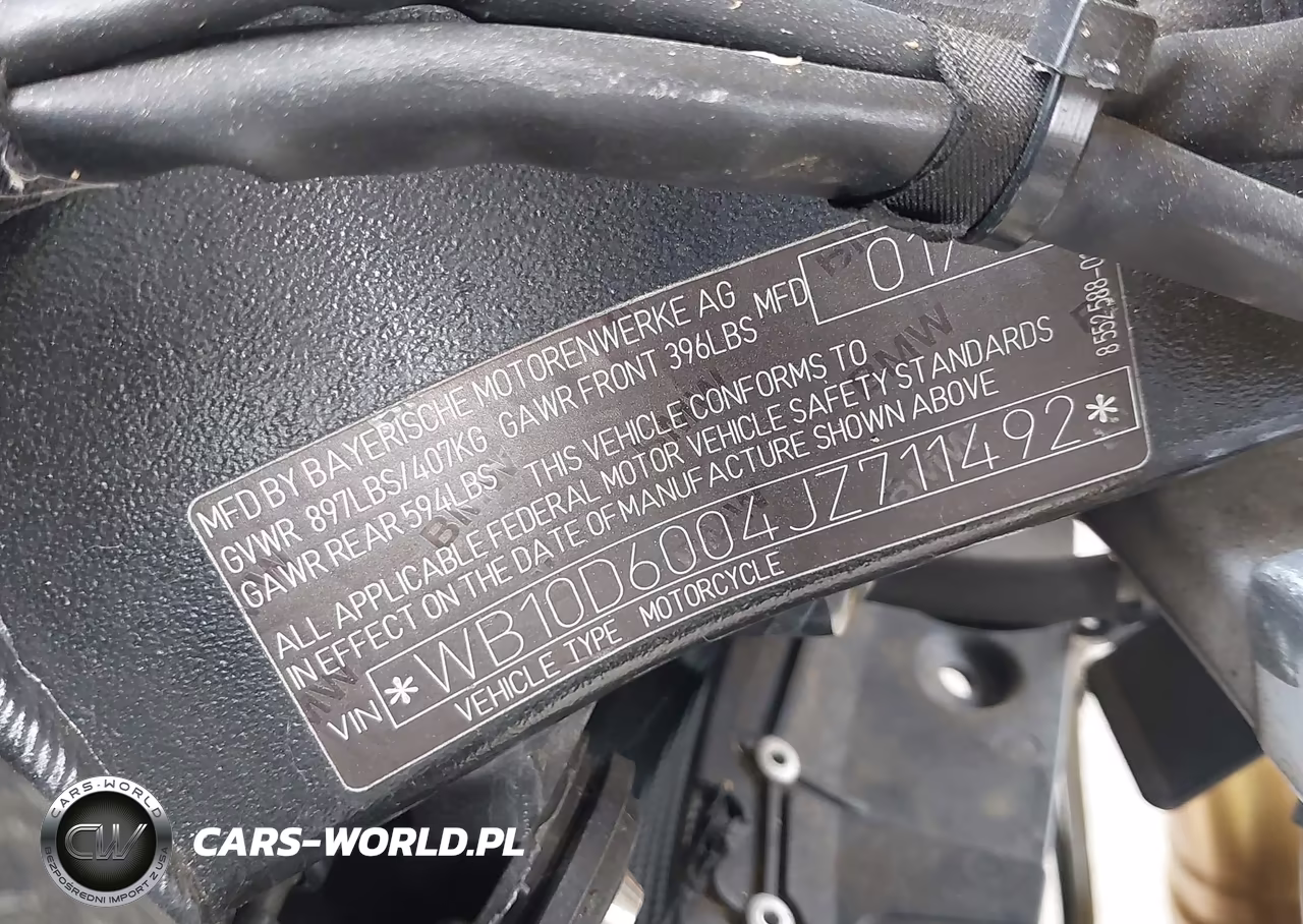 2018 BMW S 1000 Rr VIN:WB10D6004JZ711492 - 10