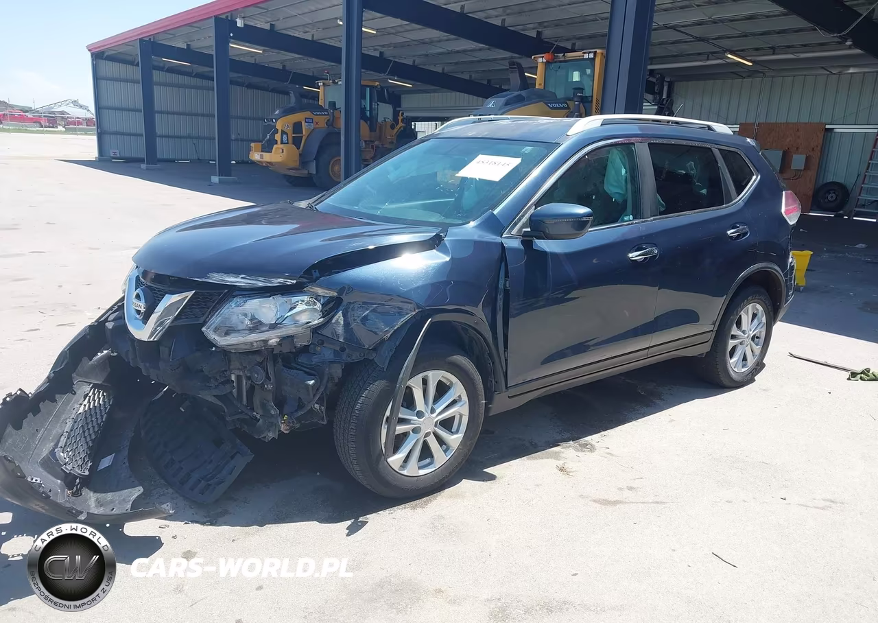 2016 Nissan Rogue Sv VIN:KNMAT2MV7GP673527 - 2