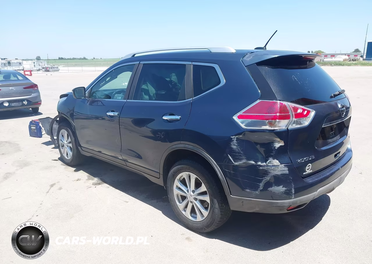 2016 Nissan Rogue Sv VIN:KNMAT2MV7GP673527 - 3