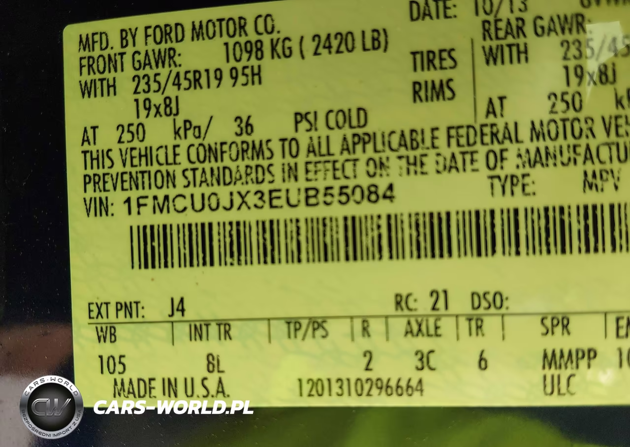 2014 Ford Escape Titanium VIN:1FMCU0JX3EUB55084 - 9