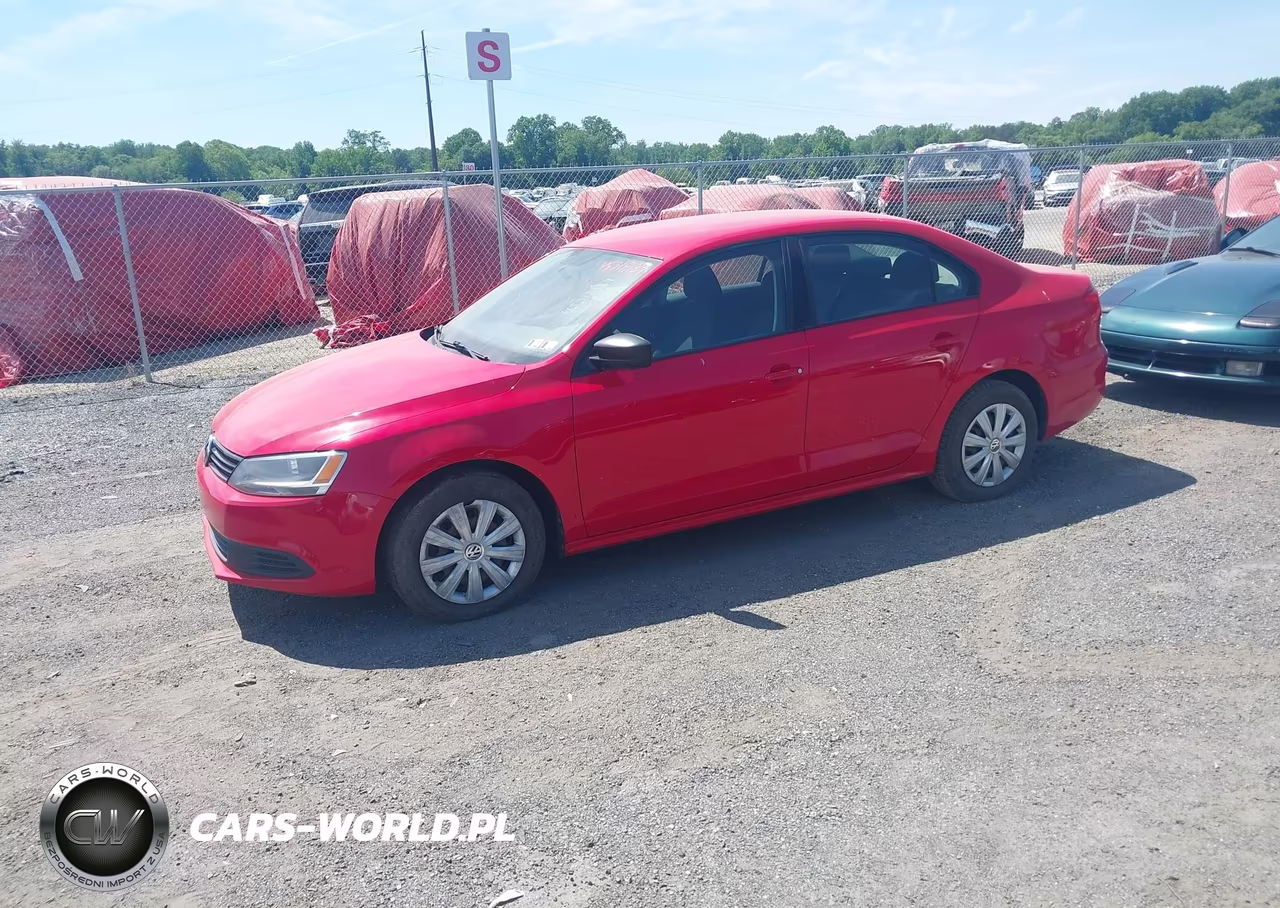 2014 Volkswagen Jetta 2.0L S VIN:3VW1K7AJXEM441568 - 2