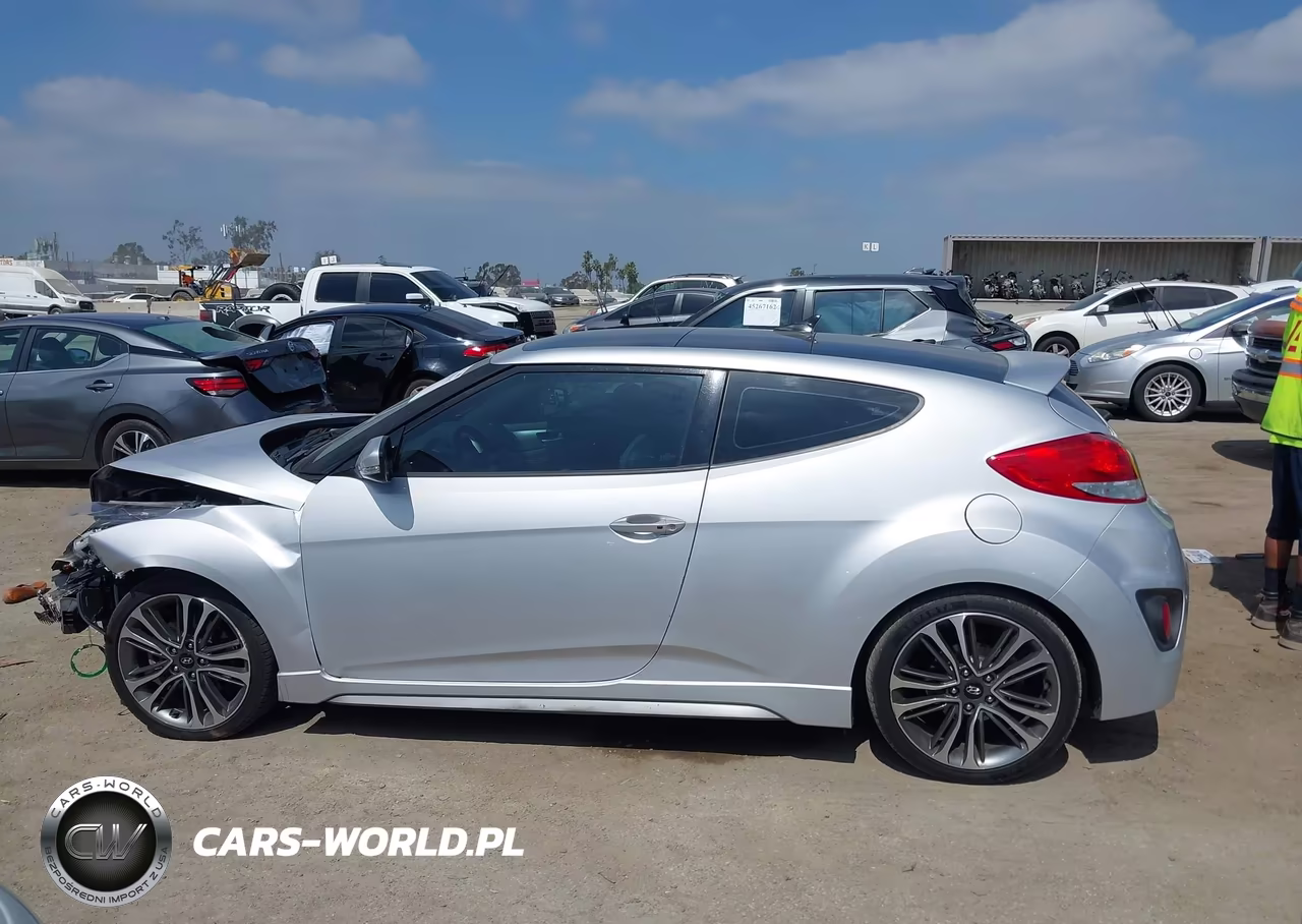 2017 Hyundai Veloster Turbo VIN:KMHTC6AE8HU309930 - 14